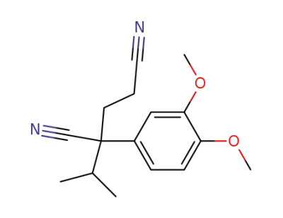 4-(3 4-dimethoxyphenyl)-4-cyano-5-methylcapronitrile