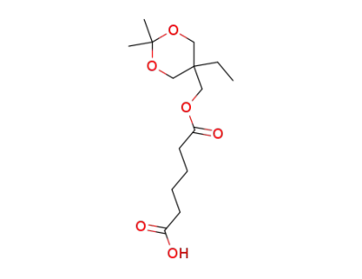 Hexanedioic acid mono-(5-ethyl-2,2-dimethyl-[1,3]dioxan-5-ylmethyl) ester